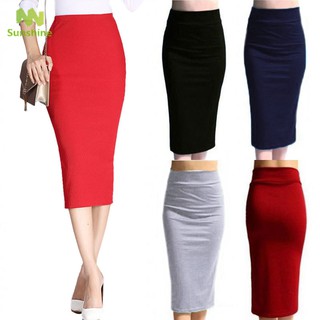 Chân váy dài dáng ôm xẻ tà thời trang nữ tính