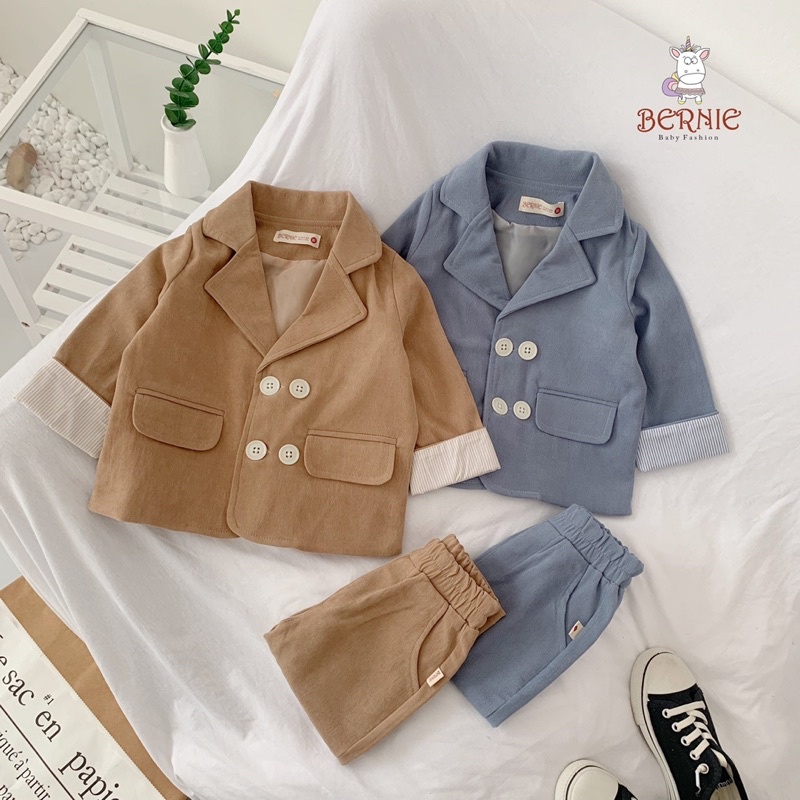 SET VEST BÉ TRAI TAY PHỐI SIÊU ĐẸP