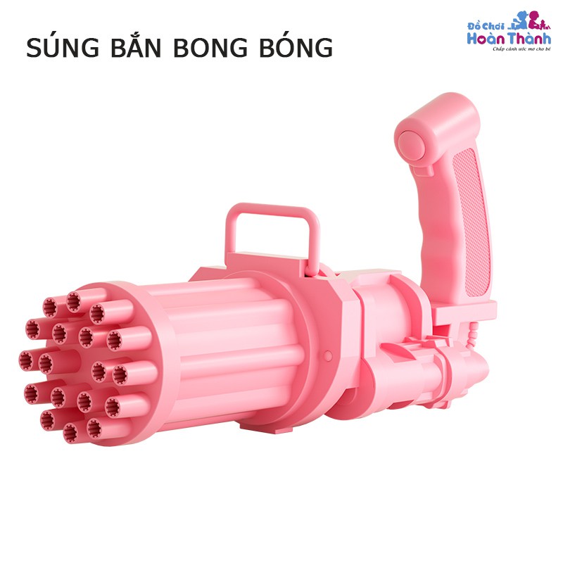 Súng bắn bong bóng trẻ em cỡ lớn 18 nòng, cỡ nhỏ 8 nòng