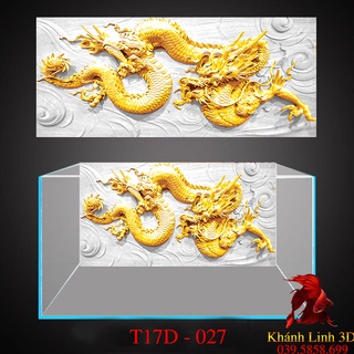 Tranh 3D Bể Cá Cảnh - Tranh Bể Cá Có Sẵn Keo Dán, Tặng Kèm Bộ Dụng Cụ