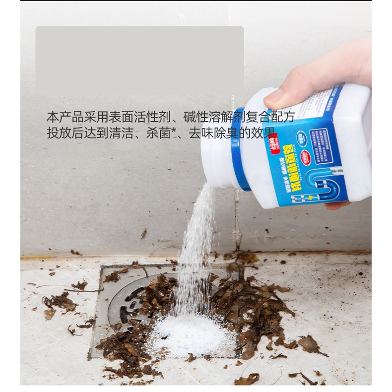 Bột Thông Cống - Bột Thông Cống Cực Mạnh - Xử Lý Tắc Đường Ống, Bồn Cầu, Bồn Rửa Bát, Ống Nước