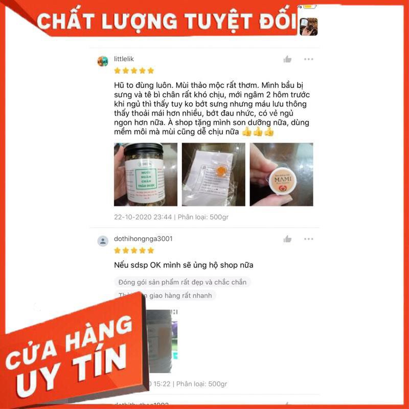 Muối ngâm chân thảo dược mẹ Thảo