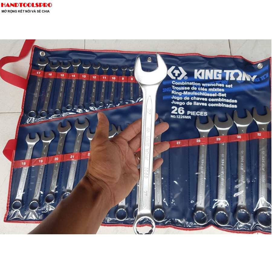 6-32mm Bộ vòng miệng 26 cái hệ mét Kingtony 1226MR