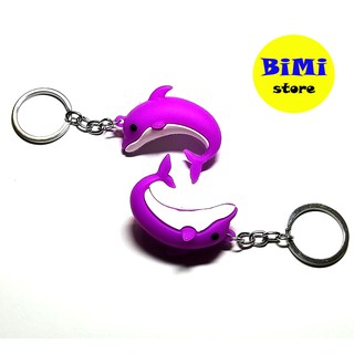 Móc khóa cá heo nhựa - BiMi store
