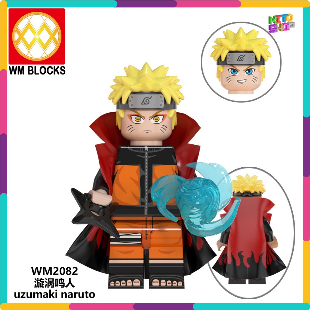 Đồ Chơi Xếp Hình Minifigures Mô Hình Nhân Vật Naruto Nhiều Mẫu WM6105