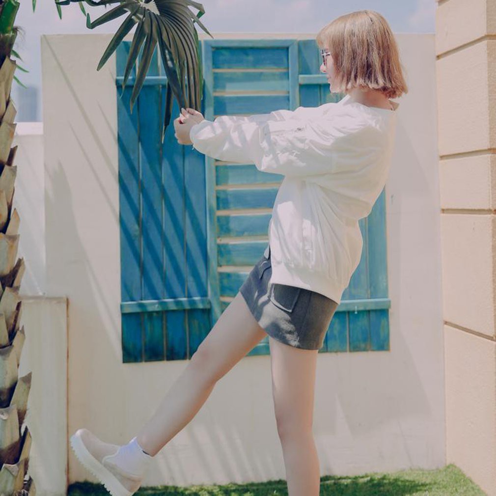 Áo khoác bóng chày nữ kiểu rộng phong cách Harajuku