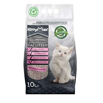 Cát vệ sinh mèo, Cát mèo vệ sinh Bentonite Kitty Max 10L