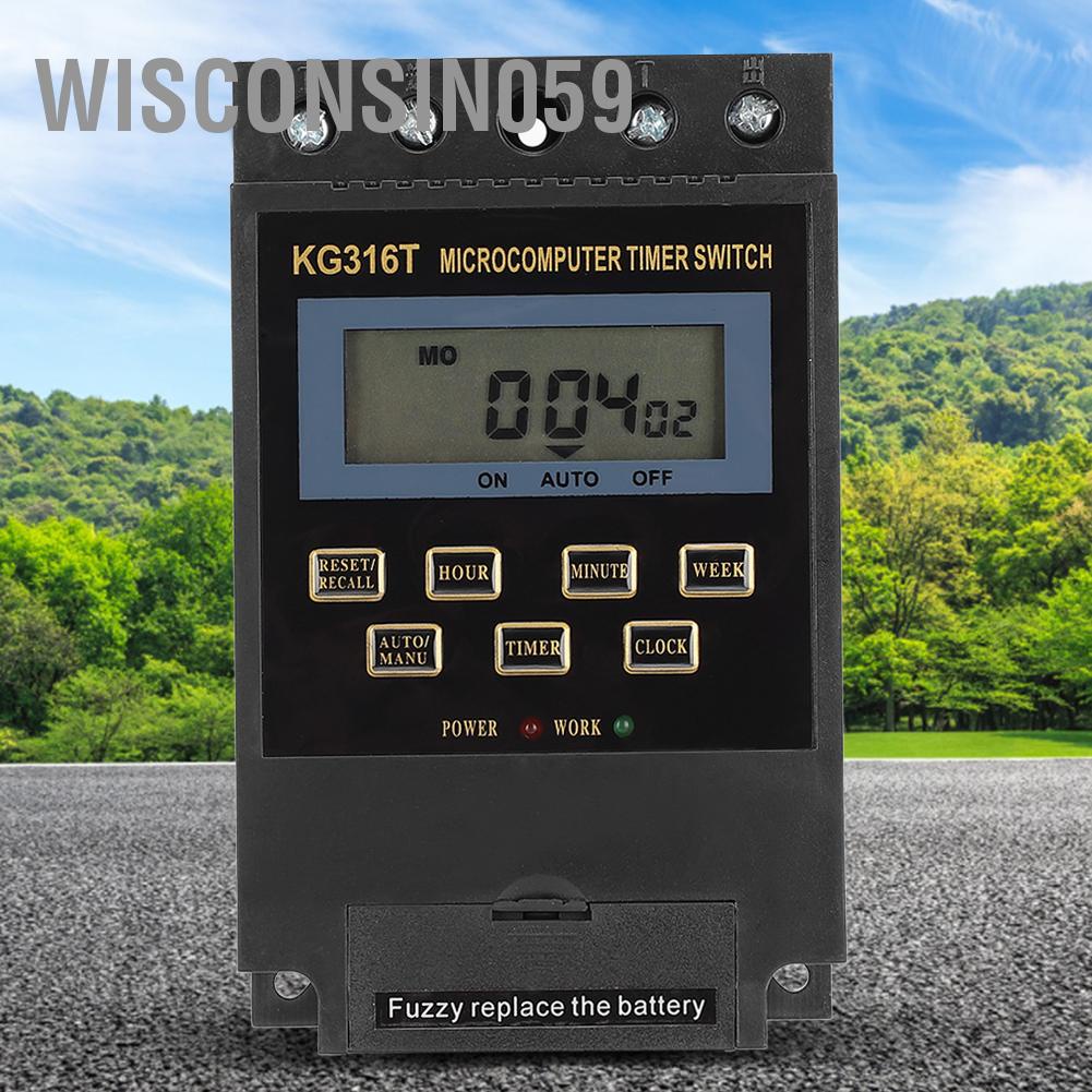 Công tắc hẹn giờ 220V có thể lập trình các thiết bị di động vào thời gian định giờ hàng tuần