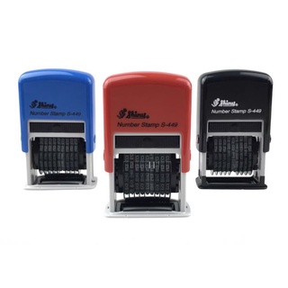 Dấu 9 số xoay shiny s-449 ký tự cao 4mm