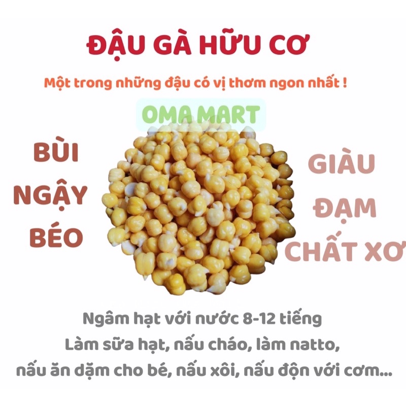 Đậu gà hữu cơ Bio Planet