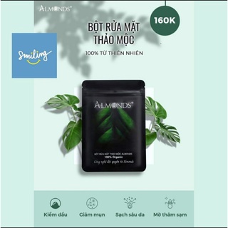 Bột rửa mặt thảo mộc tiêu mụn 100% ogranic