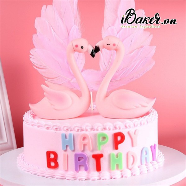 Cánh lông vũ trang trí bánh kem