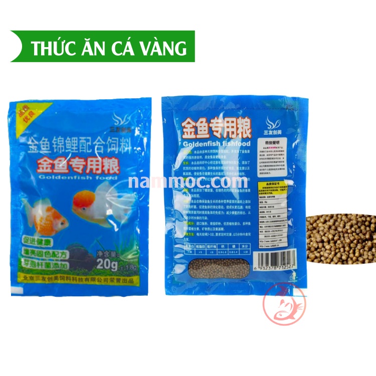 Thức Ăn Cá Cảnh - Gói Nhỏ Tiện Lợi | Cám Cá Bảy Màu - Cám Tổng Hợp Cho Cá Cảnh Thuỷ Sinh | Cám Cá Vàng, Chép