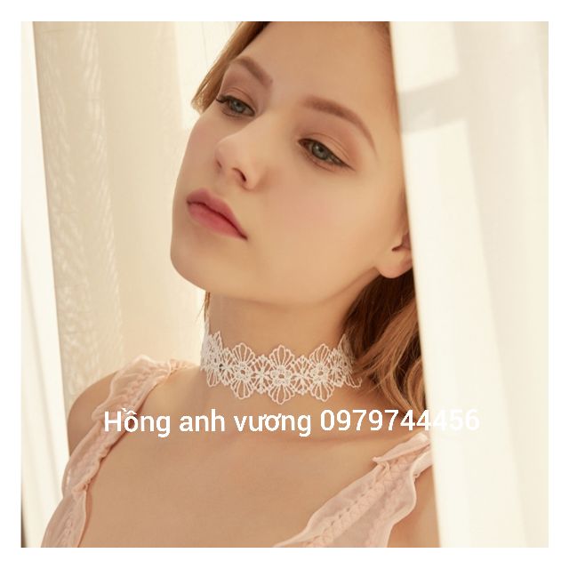 vòng cổ choker ren buộc dây sexy gợi cảm