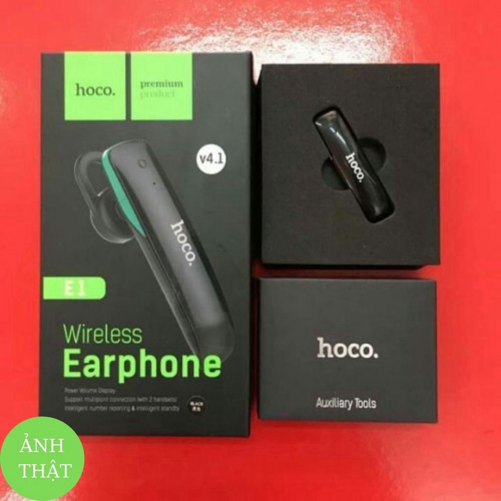 Tai Nghe Bluetooth HOCO E1 ♥ Không Dây Chống Ồn Tương Thích Với Mọi Thiết Bị Điện Thoại