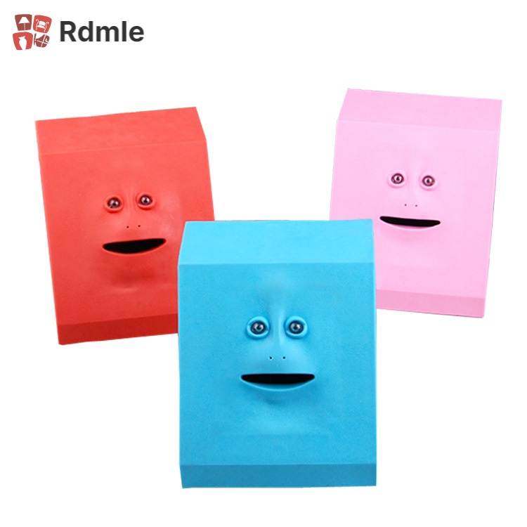 Đồ Chơi Tiết Kiệm Tiền Xu Hình Khuôn Mặt Vui Nhộn