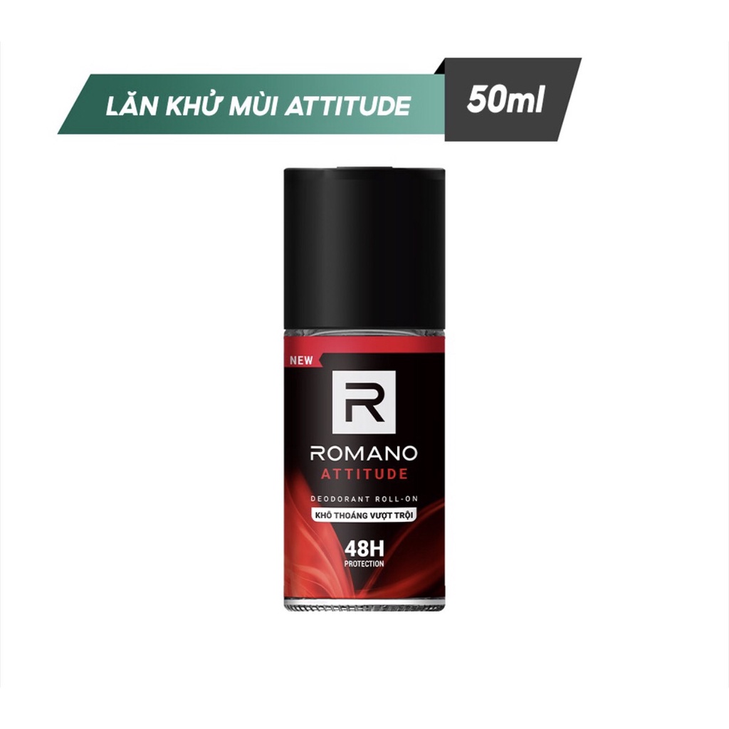 Romano: Combo Dầu gội Romano Attitude 650ml + Lăn khử mùi Attitude 50ml