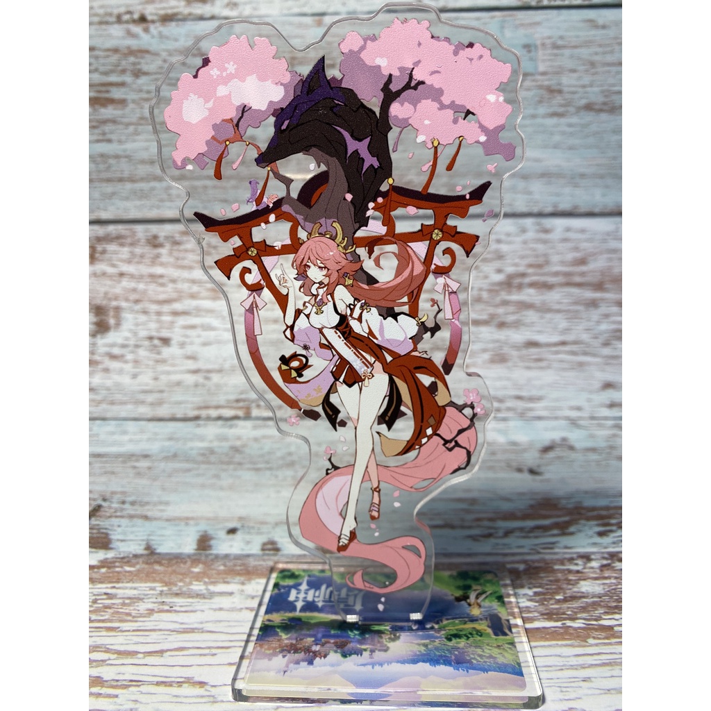 Mô Hình Standee Acrylic Mica Genshin Impact