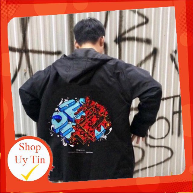 Áo Khoác Dù Chống Nắng dành cho nam nữ và cặp đôi Có 2 Màu, Unisex Form Rộng DELLI Jacket Ulzzang ảnh thật 123 SHOP
