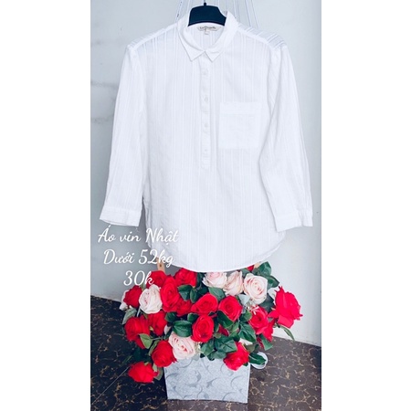 Áo sơ mi trắng kiểu dài tay
