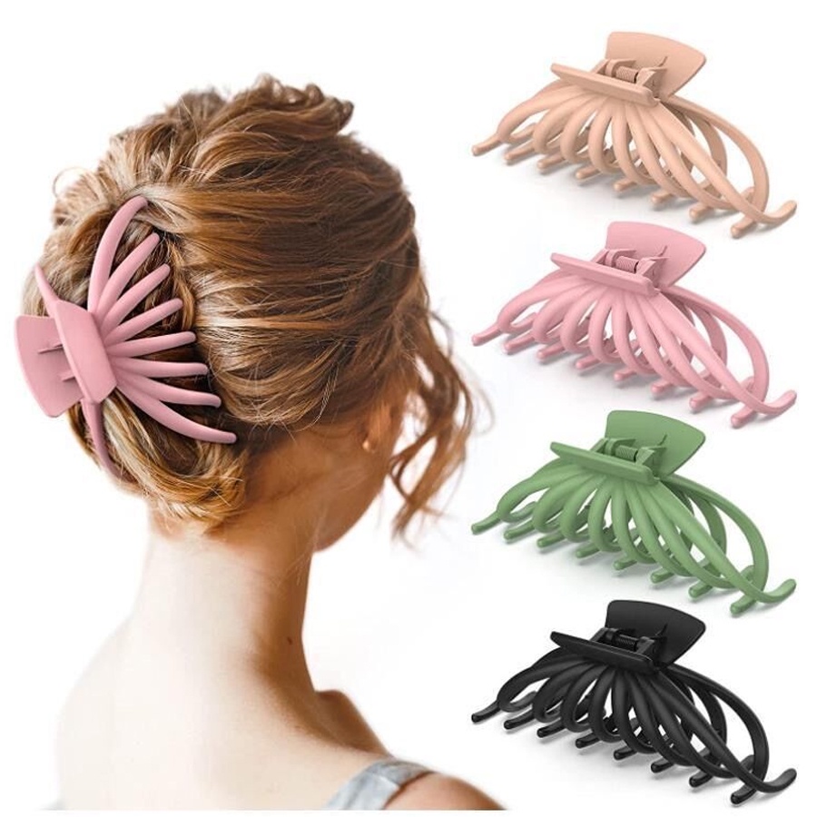 Haimeikang Kẹp Tóc Nhỏ Xinh Màu Kẹo Ngọt Mờ Thời Trang Hàn Quốc Cho Nữ Giới