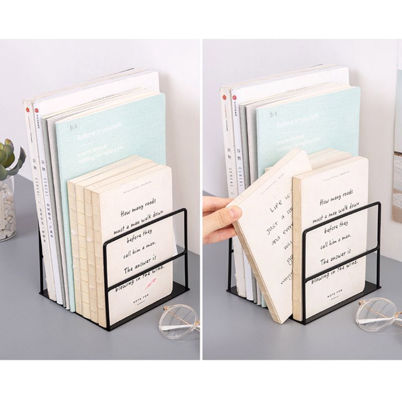 Kệ sách bằng sắt thiết kế đơn giản tiện dụng