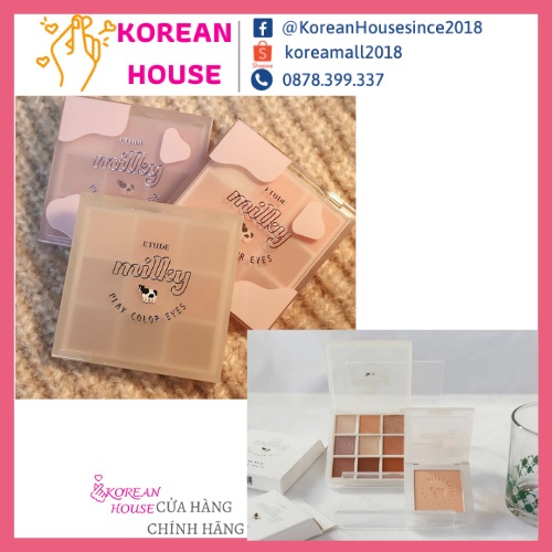 PHẤN MẮT 9 Ô ETUDE HOUSE_BỘ SƯU TẬP MILKY PLAY COLOR EYES_Bản mới 2021