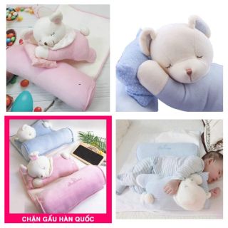 Bộ gối chặn hình gấu