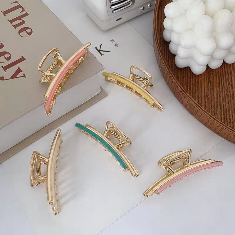 Kẹp tóc kim loại thời trang mùa hè dành cho nữ