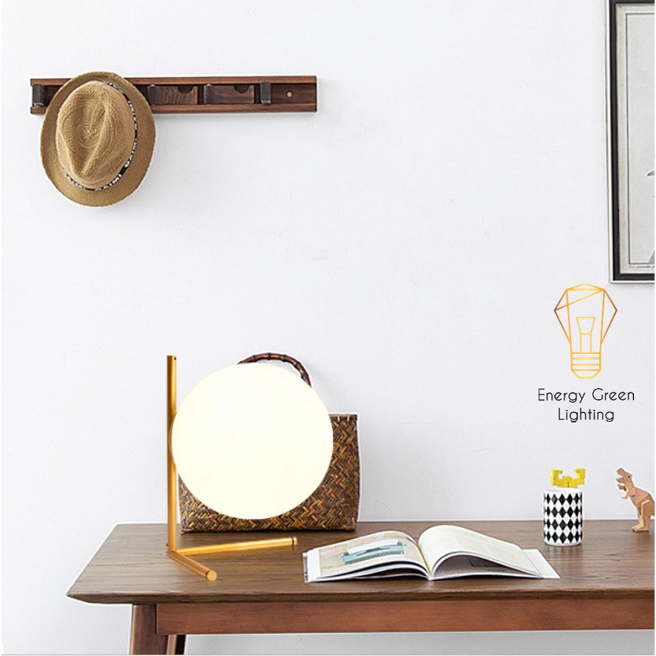 Đèn Để Bàn Trang Trí Hình Mặt Trăng Energy Green Lighting  8010-1 - Kiểu Dáng Sang Trọng - Đã Bao Gồm Bóng Led