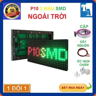 Led ma trận P10, Module led ma trận P10 3 màu - 16 x 32 - led matrix 3 màu làm biển led ma trận chạy chữ