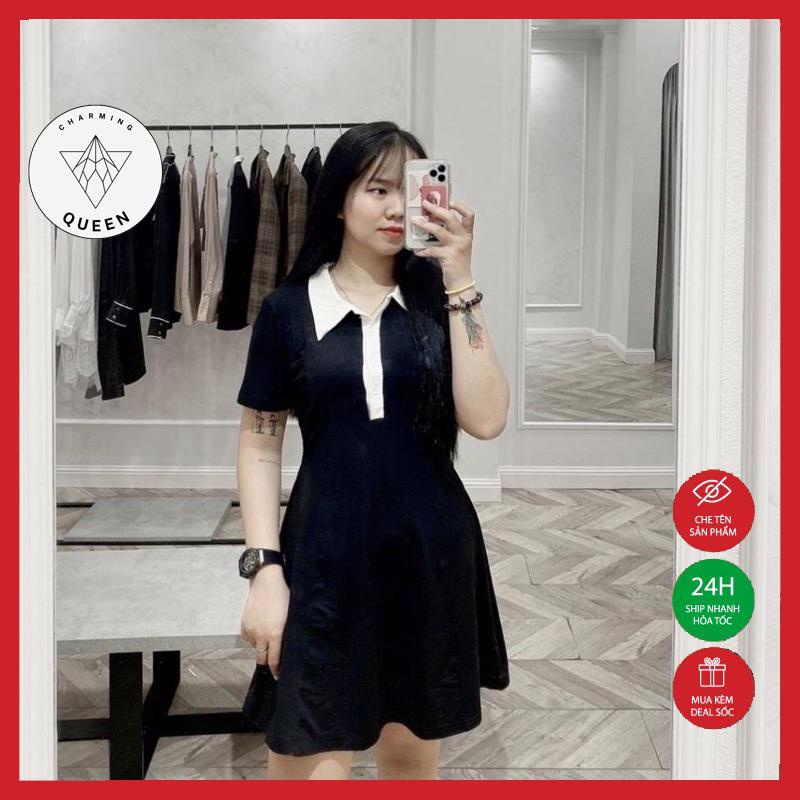 Váy polo, đầm polo body tay ngắn xinh yêu,  đi dự tiệc, đi chơi dạo phố sang chảnh -- CharmingQueen | BigBuy360 - bigbuy360.vn