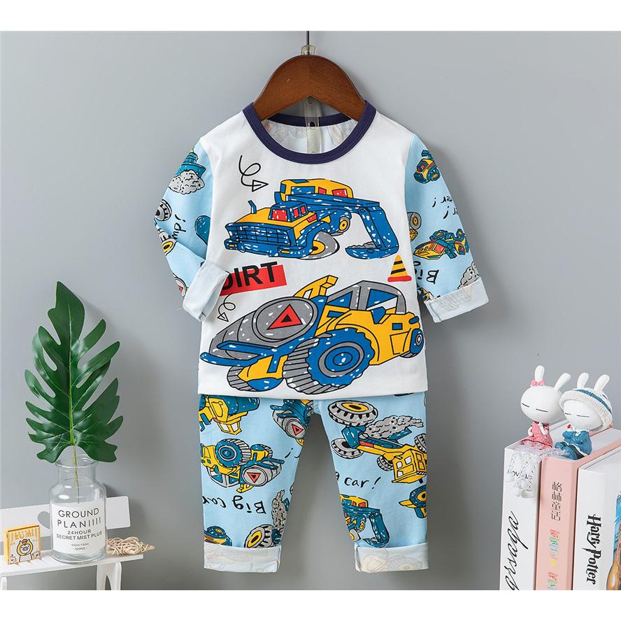 (size đại)Bộ Dài Tay Thun Cotton Xuất Hàn Kubao Cho Bé Trai Và Gái Size 8-38kg, Đồ Bộ Dài Tay Thu Đông Nhiều Mẫu