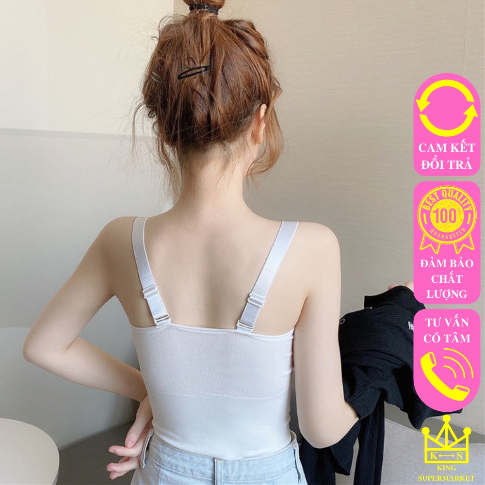 Áo Bra 2 Dây Bản To ABR949, Áo 2 Dây Có Sẵn Đẹm Ngực
