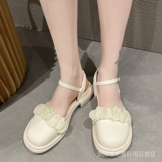 【JMS】Giày Sandal Đế Dày Thời Trang Hàn Quốc Cho Nữ