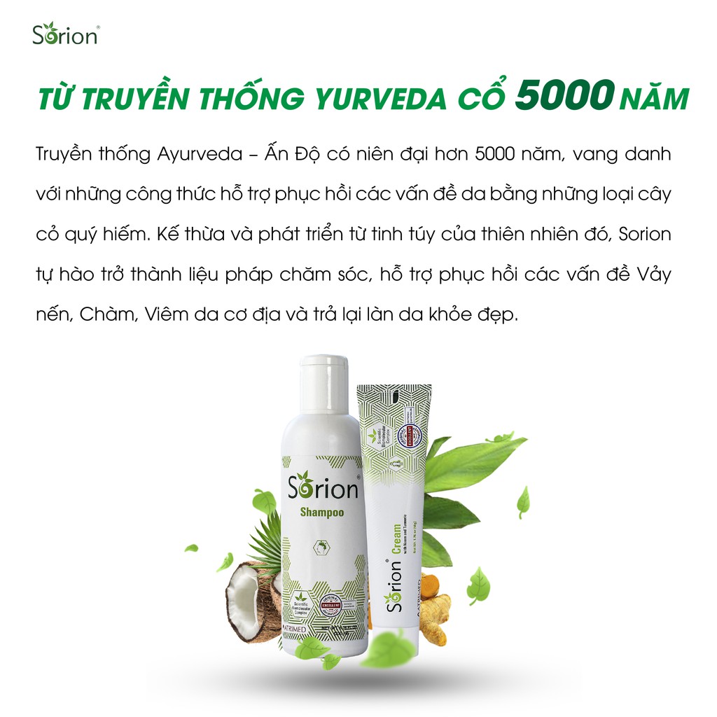 Kem Sorion 20GR - Phục hồi Vảy nến, Viêm da cơ địa, Chàm da, Da tiết bã, Nấm da, Hắc lào, Á sừng, Chàm sữa, Dưỡng ẩm da | BigBuy360 - bigbuy360.vn