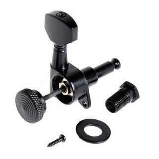 Guitar String Peg Locking Tuners Tuning Pegs Machine Heads Black 6R Inline
