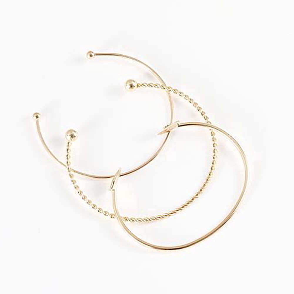 Bộ vòng tay kiểu dáng đơn giản thời trang cho nữ