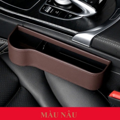 Khay đựng đồ đa năng cắm khe ghế ô tô, Hộc để đồ cao cấp trên xe hơi