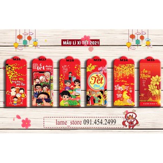 Sỉ 1000 bao lì xì xuân 2024 dày đẹp được chọn hơn 100 mẫu
