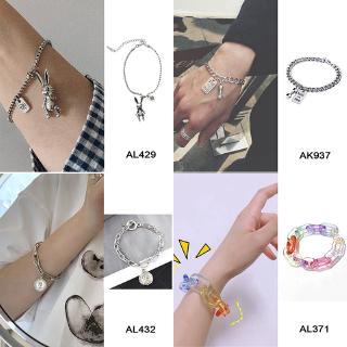 Vòng tay dây xích đôi phong cách Hip Hop Harajuku