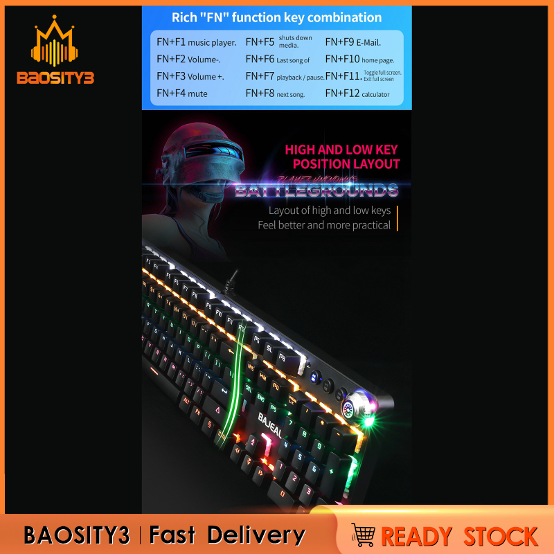 Bàn Phím Chơi Game Có Dây Usb Chống Nước Cho Windows / Windows / Máy Tính | BigBuy360 - bigbuy360.vn