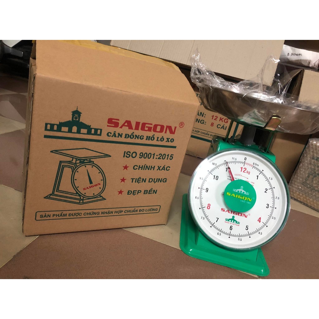 Cân đồng hồ lò xo Sài Gòn 12kg