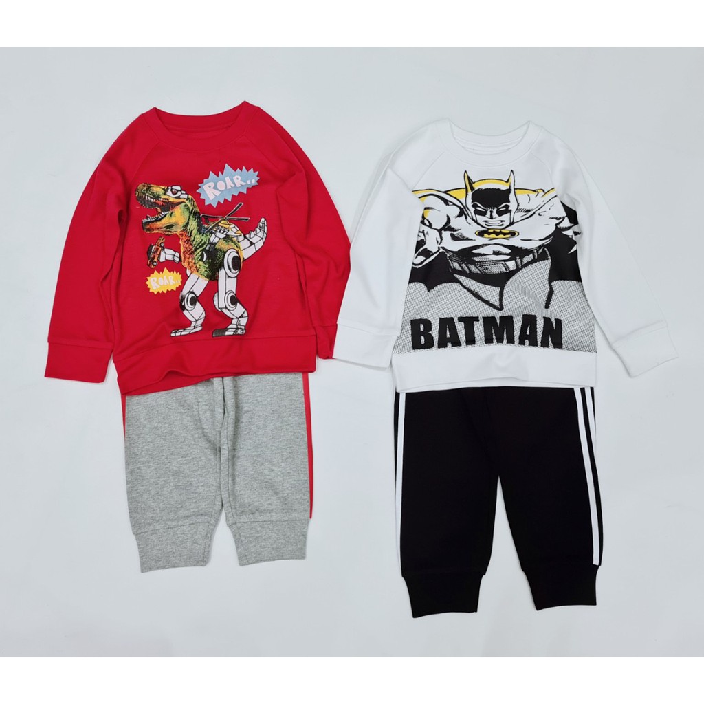 Set Đồ Bộ Dài Hình Gap Cho Bé Trai MINTSCLOSET