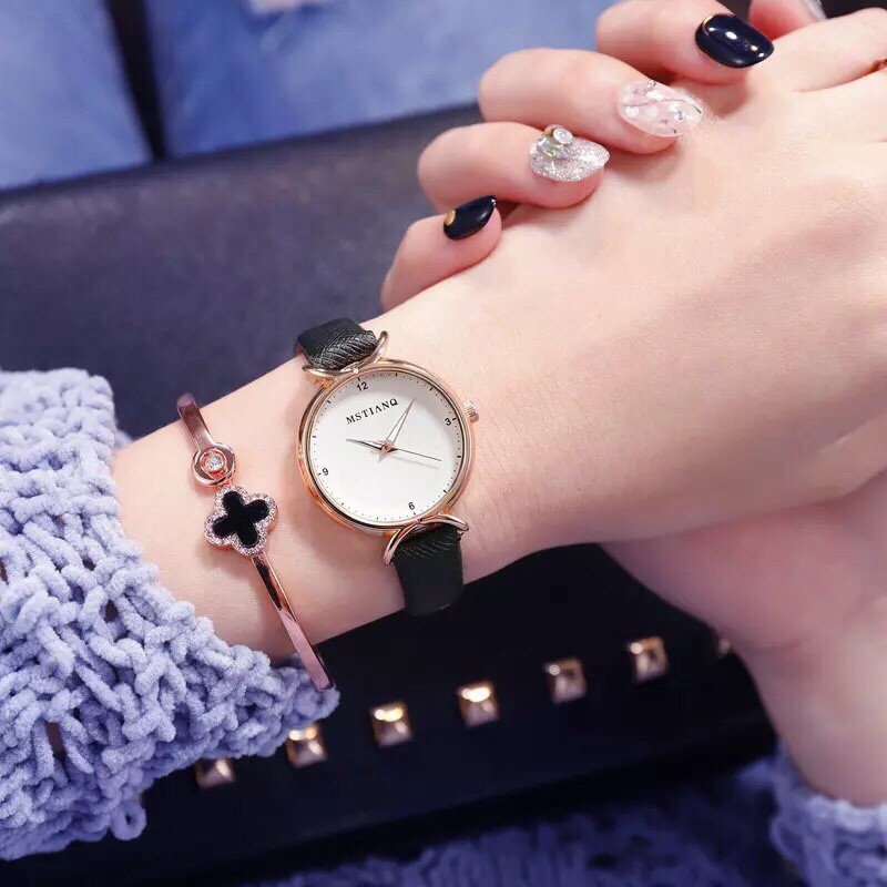 [CỰC ĐẸP] ĐỒNG HỒ NỮ MSTIANQ DÂY DA PHONG CÁCH HÀN QUỐC (NHIỀU MÀU) | BigBuy360 - bigbuy360.vn