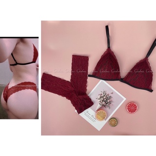 Bộ đồ lót nữ , nội y nữ ren sexy thiết kế quần chữ y GIN Lingerie