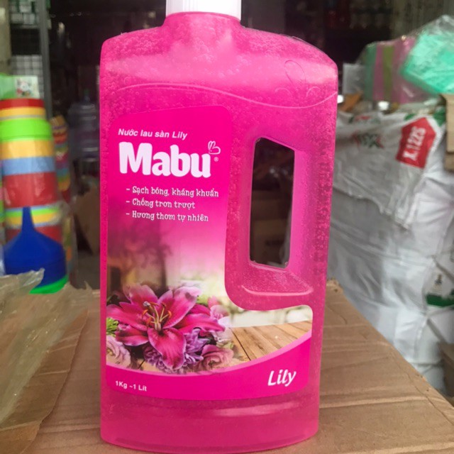 Nước Lau Sàn Đậm Đặc MaBu 1L Siêu Sạch