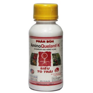AMINO QUELANT-K chai 100ml - Phân bón bổ sung kali cho cây giúp trái to, màu đẹp, chống rụng hoa và trái non
