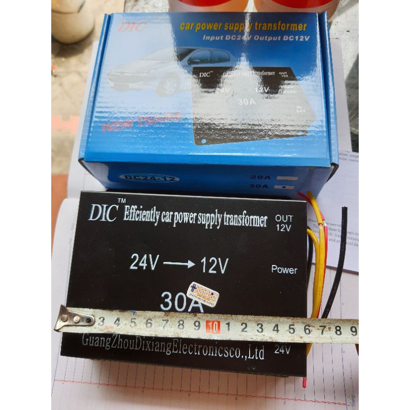 ĐỔI NGUỒN 24V sang 12V 30A CỠ LỚN HÀNG CHẤT LƯỢNG CAO