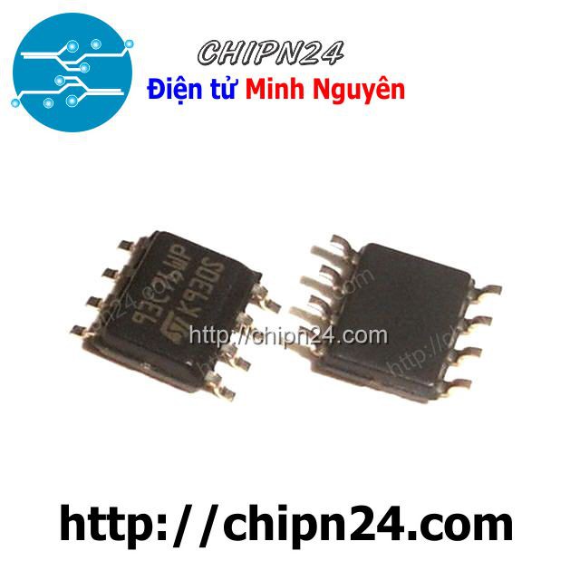 [1 CON] (SOP) IC Dán 93C76 SOP-8 (SMD) (AT93C76 IC Nhớ EEPROM)